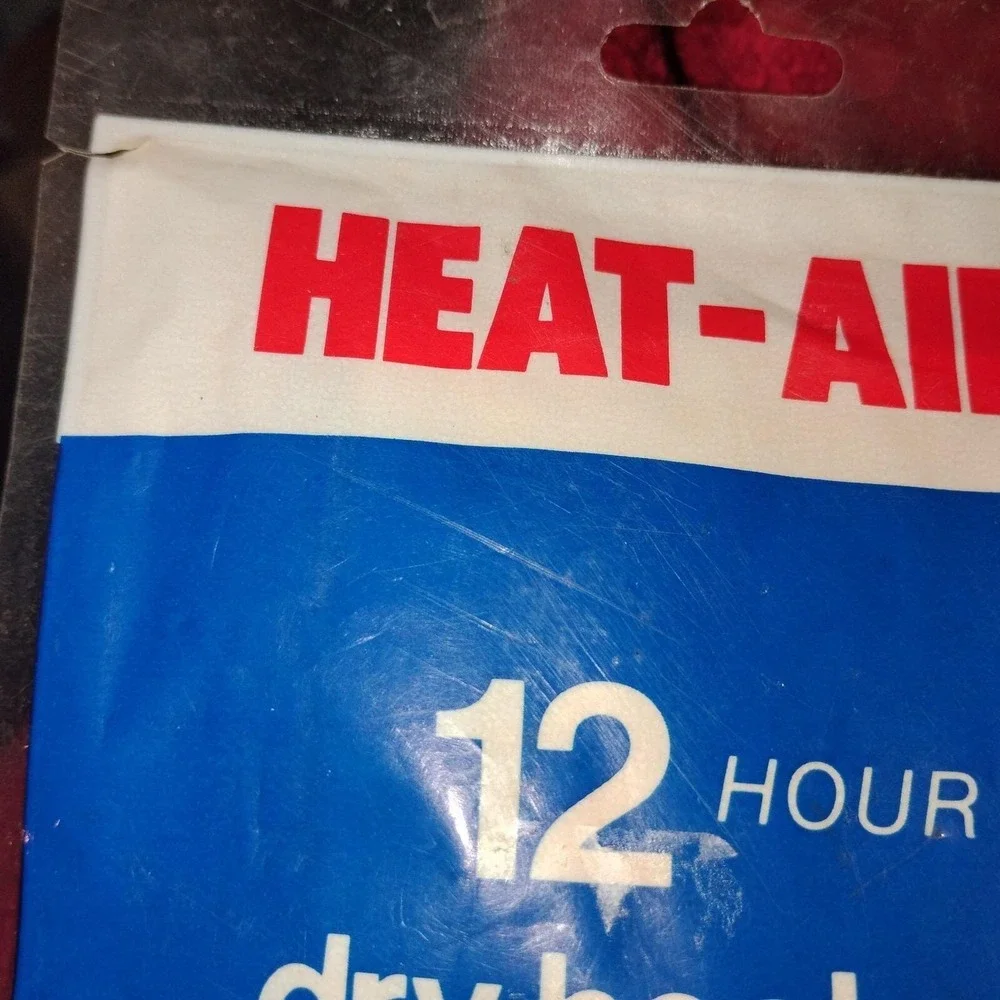Vtg HEAT-AID Dry Heat Pad Self heating 12 hr. 1981 prop 4 X 6